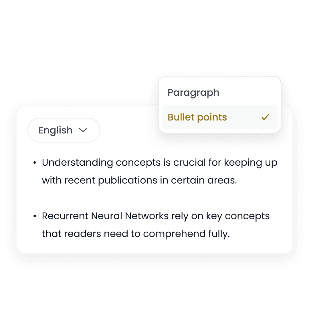 Bullet Points