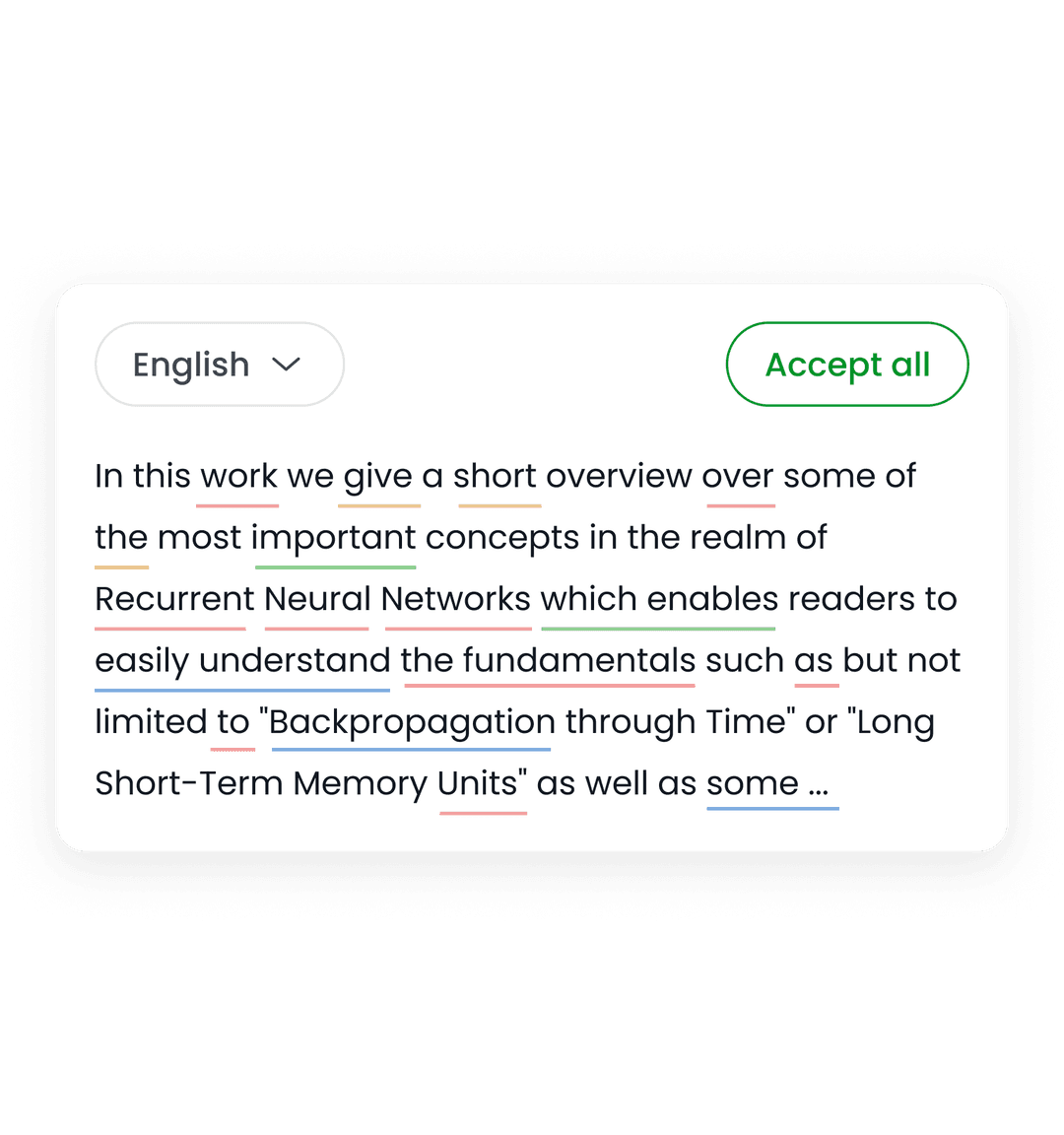 Fix Grammar Mistakes