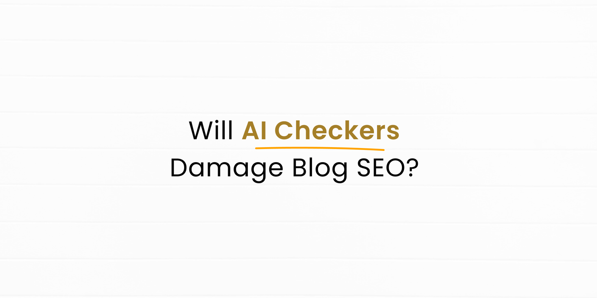 Is AI Content harmful for SEO & blogs?