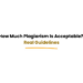Difference between plagiarism and similarity percentage in content writing