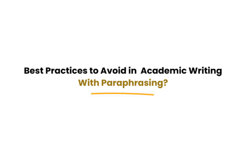 avoid over paraphrasing academic writing