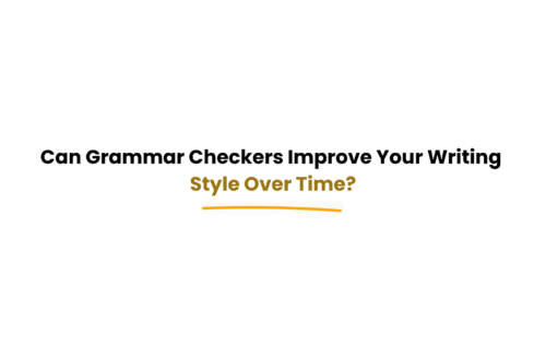 Grammar checkers improving writing style over time