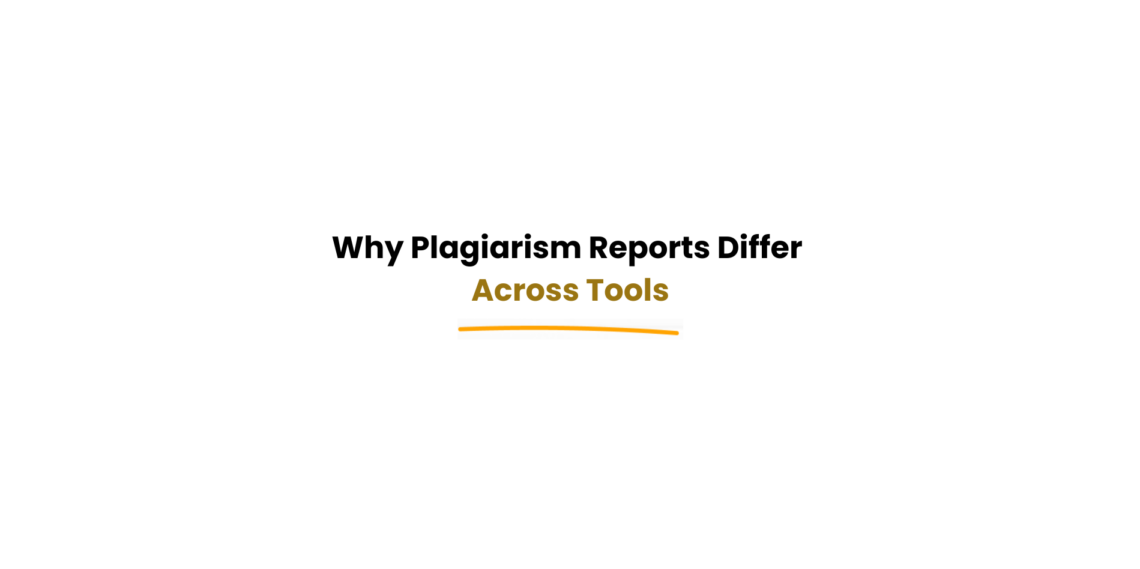 comparison of plagiarism reports across different tools
