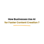Businesses using AI for content creation