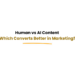 human vs AI content marketing conversion comparisonComparing human-written and AI-generated content in marketing conversions